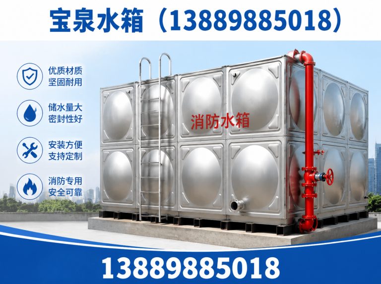 皇姑区沈阳不锈钢水箱展示图